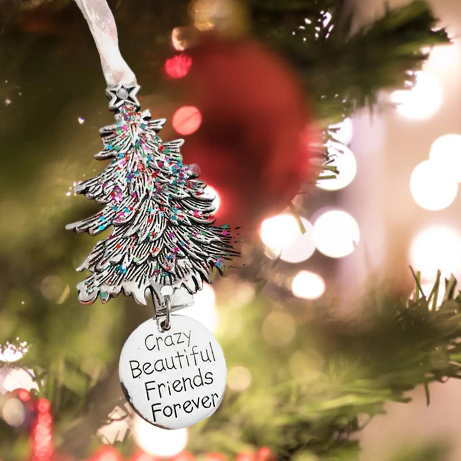 Ornement de Noël créatif pour cadeaux d'amitié, souvenir, décoration de Noël pour chambre, intérieur, festival, maison de campagne
