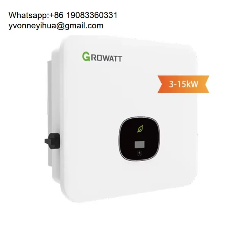 

Growatt Dc To Ac Solar Power Inverter 15kw MOD15ktl3-x 15000w Three Phase On Grid Solar Inverter