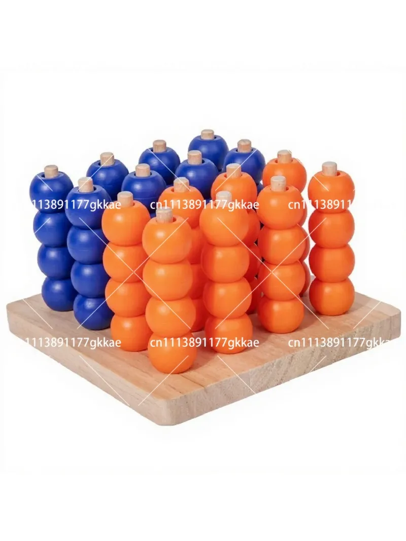 3D Connect Four Board Game - Four in a Row Tabletop Game for Home Family Kids Party Leisure