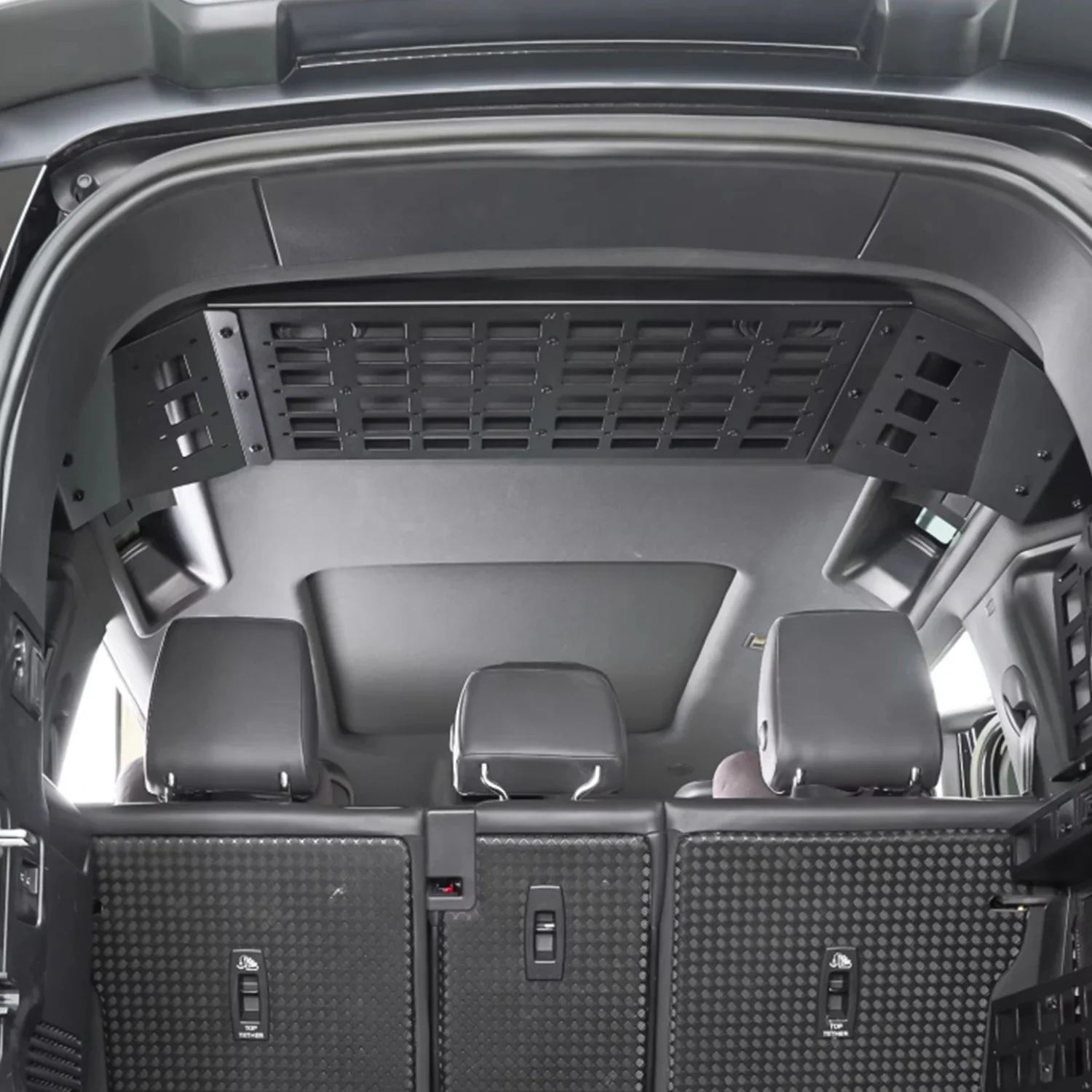For Land Rover Defender 110 2020-2025 Car Rear Side Window & Top Cargo Rack Storage Organizer Shelf No Drilling Car Accessories