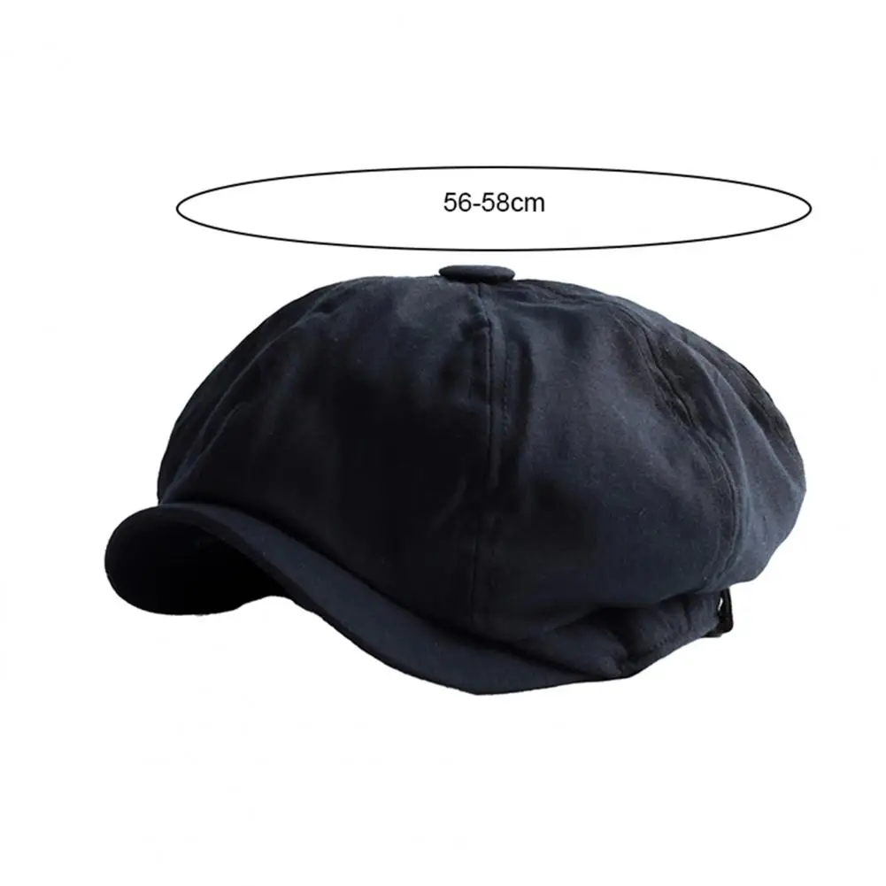 Blinder Peaky 빈티지 뉴스 보이 모자 베레모 솔리드 컬러 패션 한국어 버전 캐주얼 조수 봄 여름 남자 모자 성인 모자