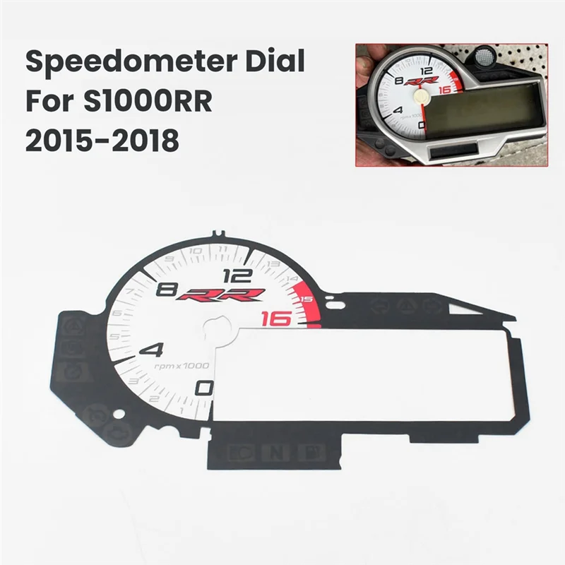 

Speedometer Dial For BMW S1000RR Accessories S1000 S 1000 RR 2015-2018 Motorcycle Dashboard Gauge Face-A02G