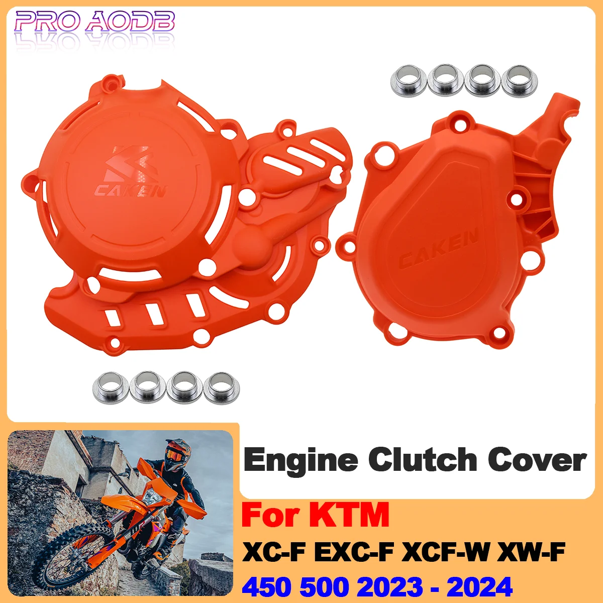 

2023 2024 New Motorcycle Clutch Cover Ignition Protector Guard For KTM EXCF SXF XCFW XWF 450 500 Dirt Bike Accessories