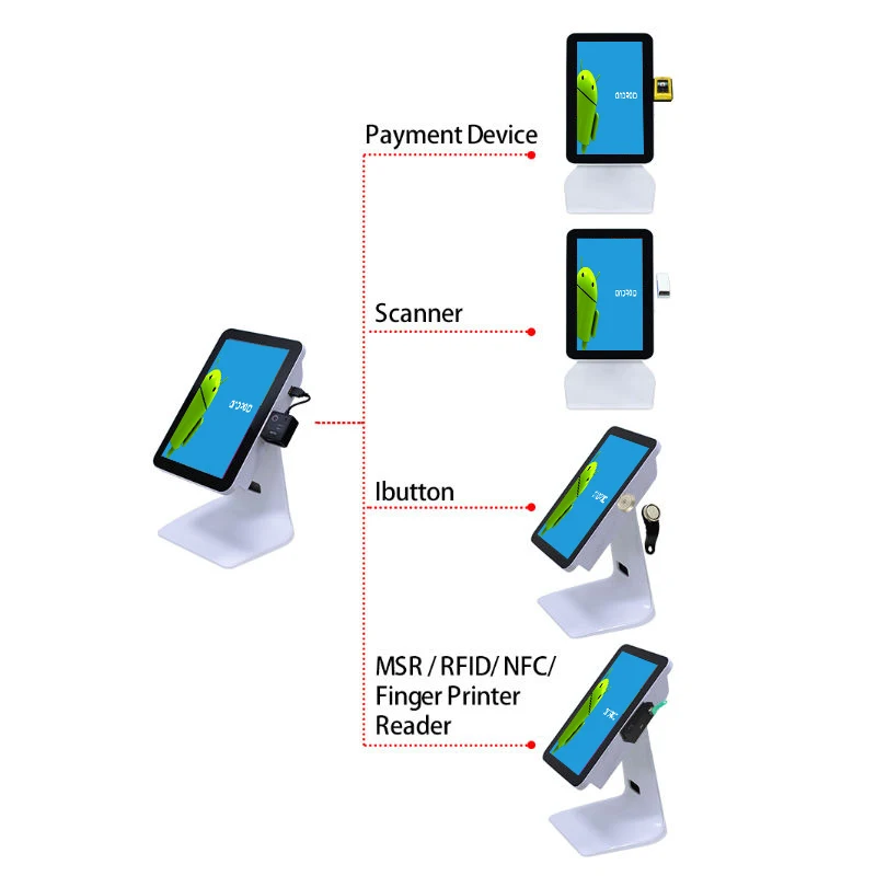 11.6 inch all in one pos terminal windows tactile smart