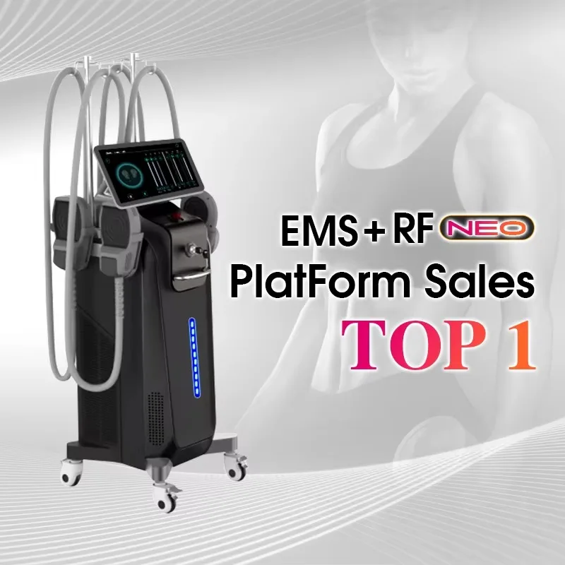 6000W 200hz Fat Burning RFing Muscle BUILD Body Slimming Sculpting Machine