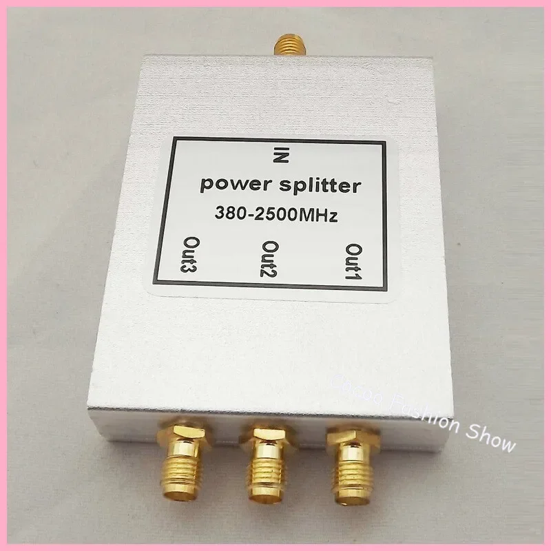 SMA Microstrip Power Divider/ Splitter 380~2500MHz 3-Way For Mobile Signal Booster/ Amplifier/ Router, Indoor coverage project