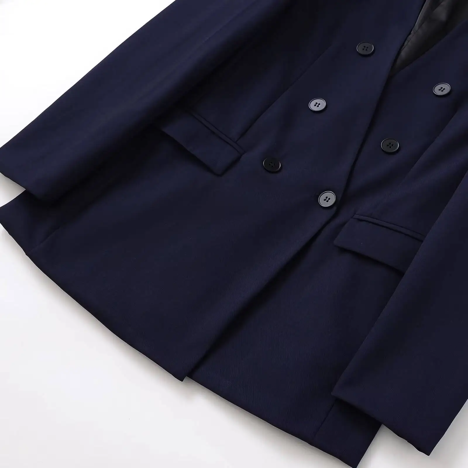 Faionable Versatile JNLEAOG Women's Suit Jaet Collared Outerwear Polyester Busin Long Sve Zebra Patterned 2025 Autumn