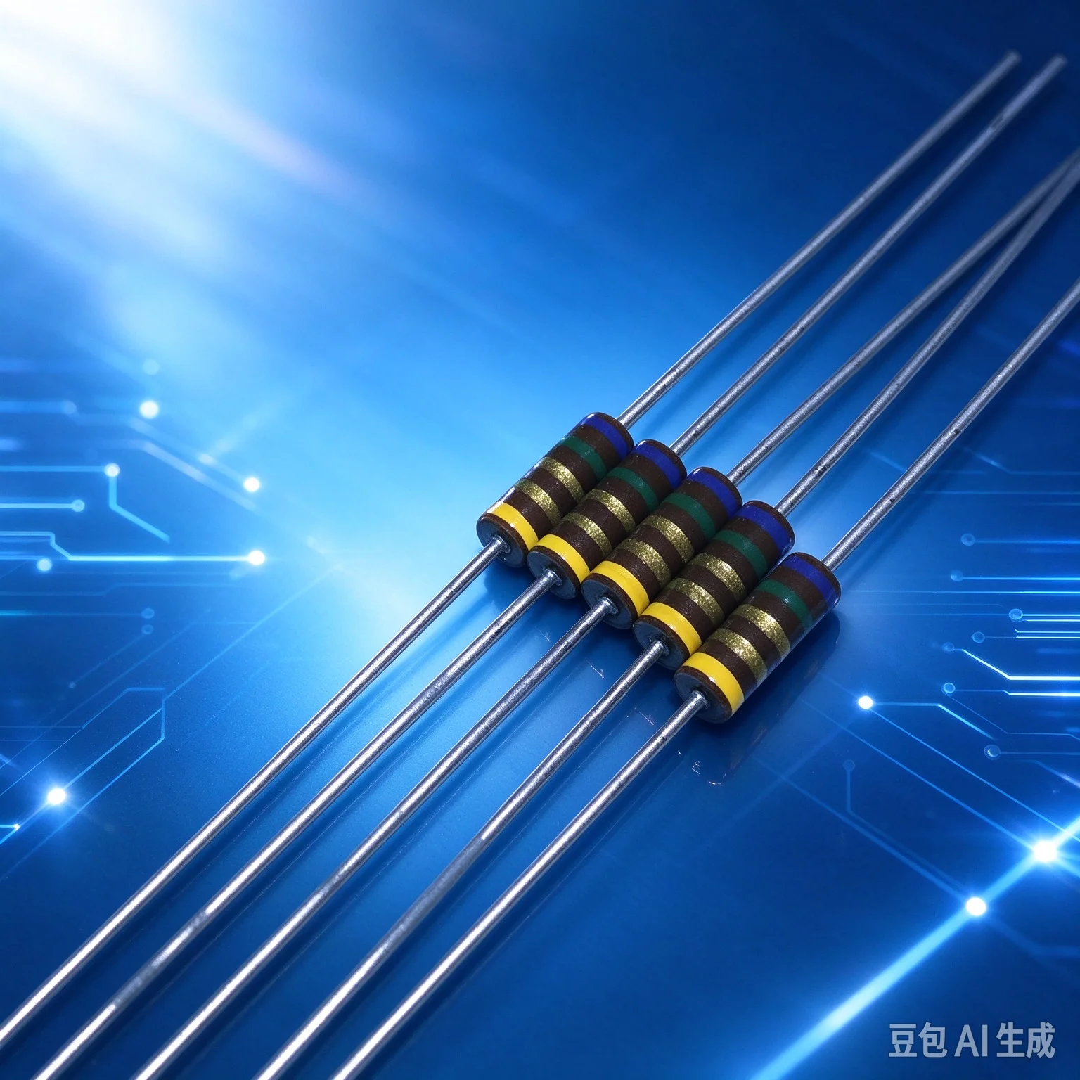 Genuine for AB 1/2W 7.5R Vintage Carbon Core Non-inductive Audio Resistor  100pcs