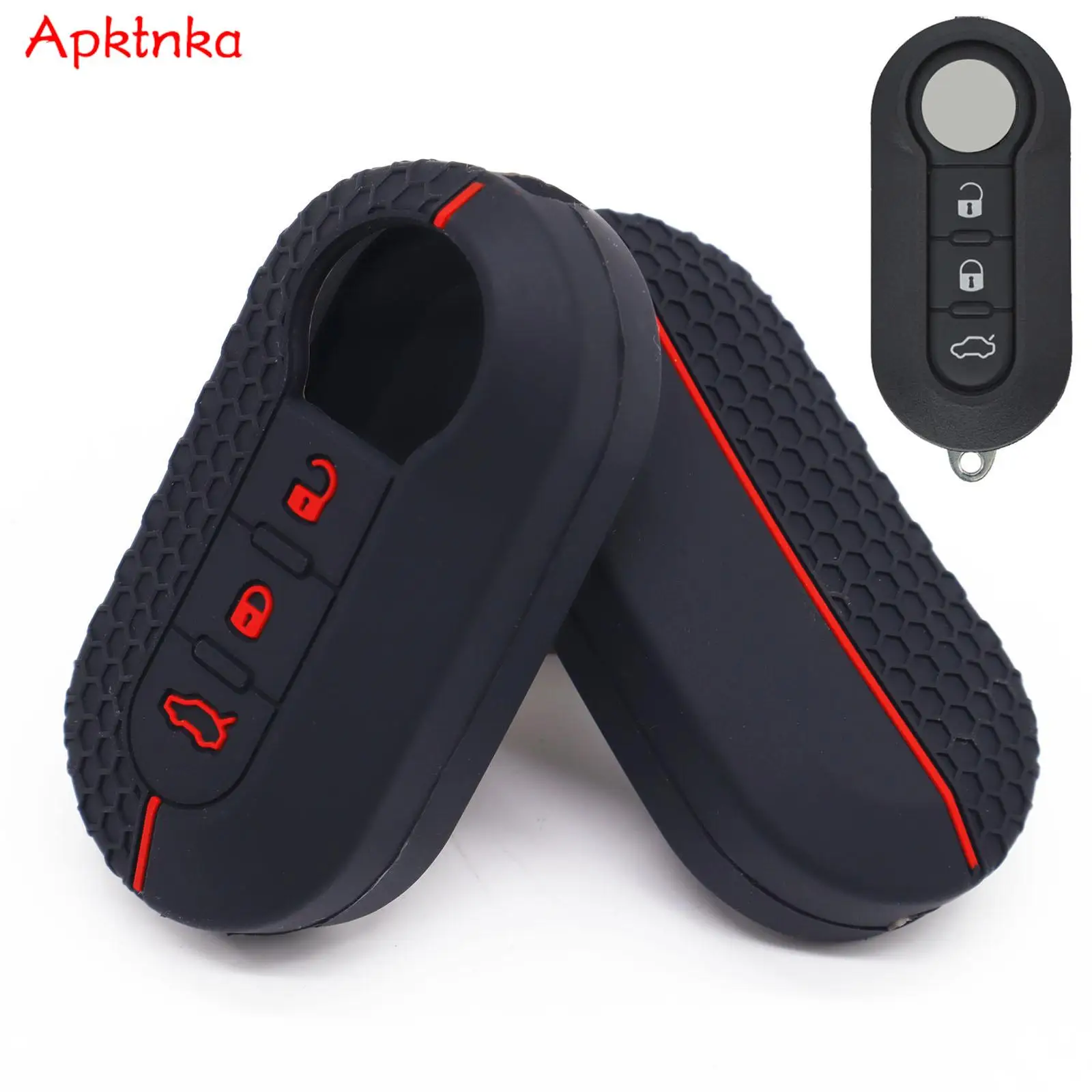 APKTNKA Car Key Case Remote Fob For Fiat 500 Bravo Ducato Doblo Grande Punto Qubo Lancia Ypsilon Delta Musa For Citroen Relay