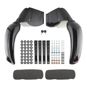 適用於哈雷路王、街滑、CVO、電滑、FLHR 14-2024年摩托車的硬式邊箱蓋,防水設計。 8 最佳銷售 哈雷機車鞍袋 - №7