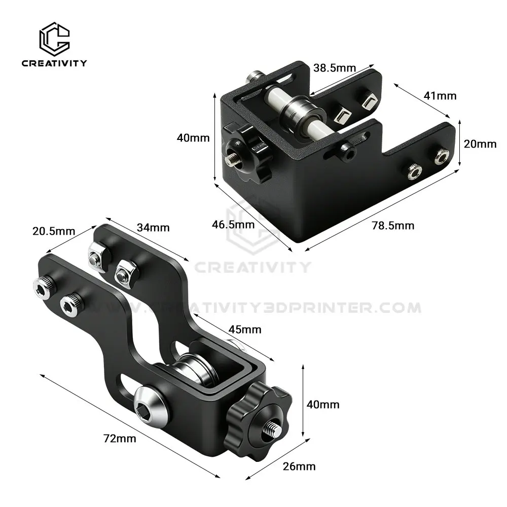 3D Printer Synchronous 2020 X Axis 2040 Y Axis Belt Stretch Straighten Tensioner For Ender 3/V2/5/CR-10/10S Upgrade Printer