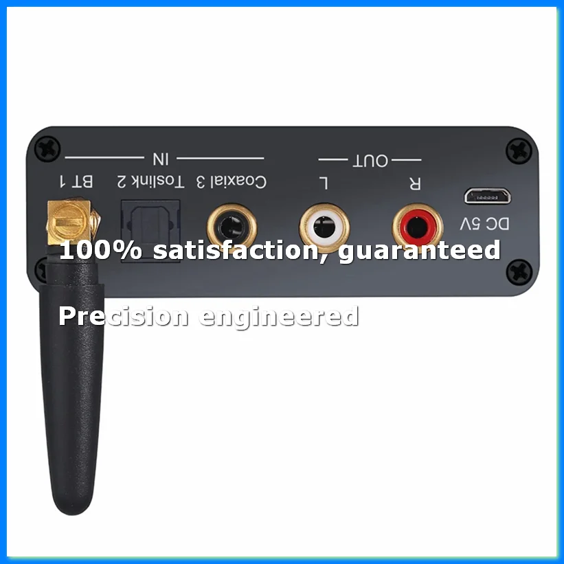 

192k Converter with Headphone Amp Digital to Analog Converter 3.5mm Audio Adapter-ELEC