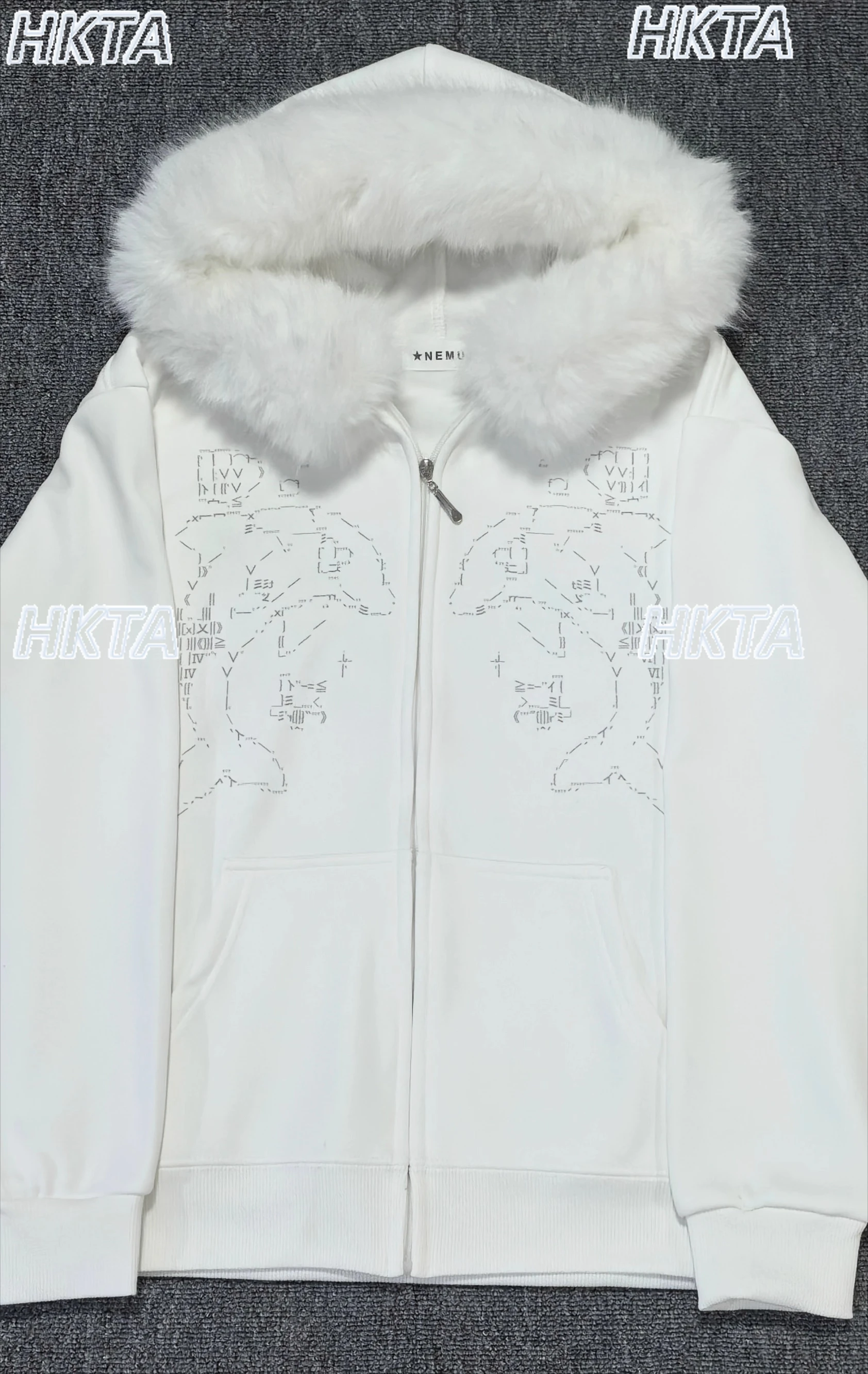 Dulce viajero sudaderas chaqueta con capucha invierno nuevo polar lindo dibujos animados suelto Casual abrigos blancos sudaderas con capucha cárdigan Top para mujer