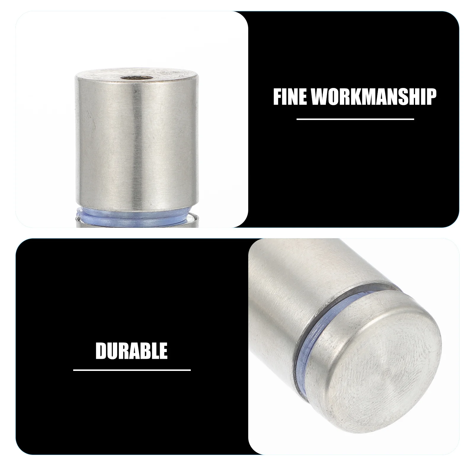 

30Pcs Rust-Resistant Stainless Steel Glass Nails for Professional Advertising Displays