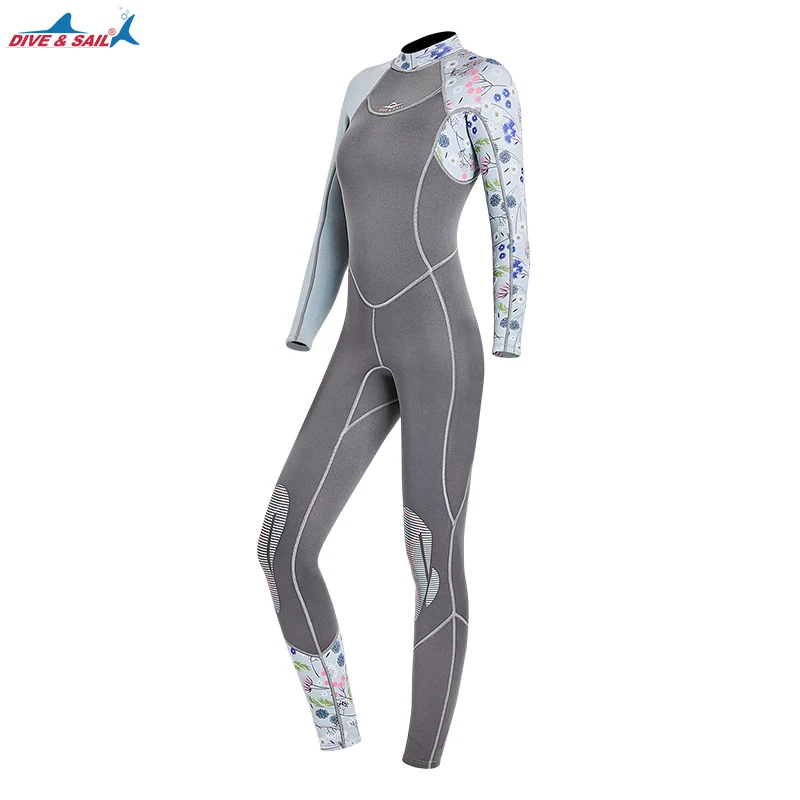 3mm Women Men Neoprene Wetsuit Color Stitching Surf Diving Swimming Equipment Shorty Full Body Snorkeling Surfing Full Bodysuit