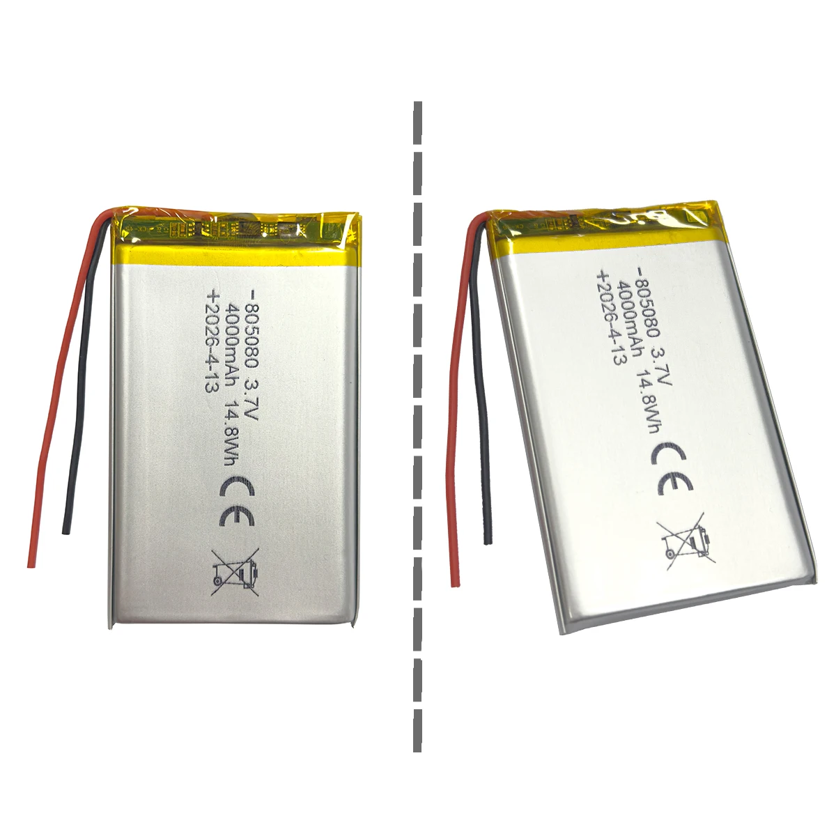 JST1.25 Plug 3.7V 4000mAh 805080 855080 Lithium Polymer Rechargeable Battery For DIY Multi Functional Speaker, Sweeping Machine