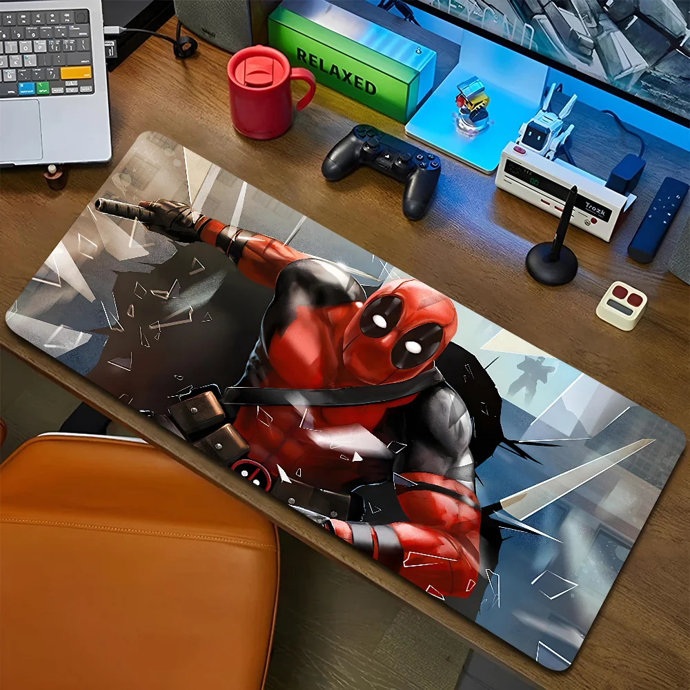 1pc hot hero movie Deadpools Non-slip Mouse Pad Suitable For Office Computers Laptops E-sports Game Desk Mats XXL Keyboard