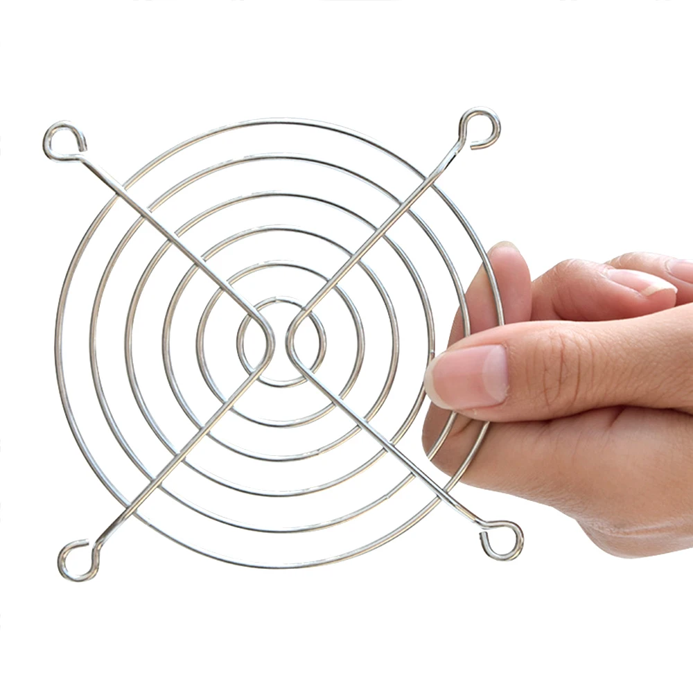 120mm Metal Cooling Fan Grill Cover Filter Protective Cover Net for Desktop Computer Power Ventilation Fan Iron Mesh Cover