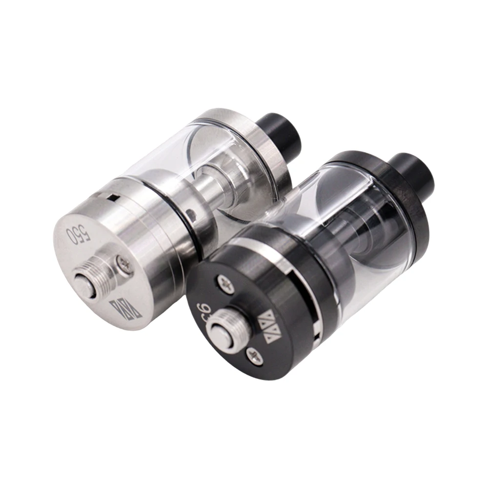 Cigarrillo electrónico NarVa RTA 316SS 3,5 ml 22mm flujo de aire ajustable 510 Punta de goteo reemplazable tanque PCTG para tanque de vapeo de rosca 510 MTL RTA