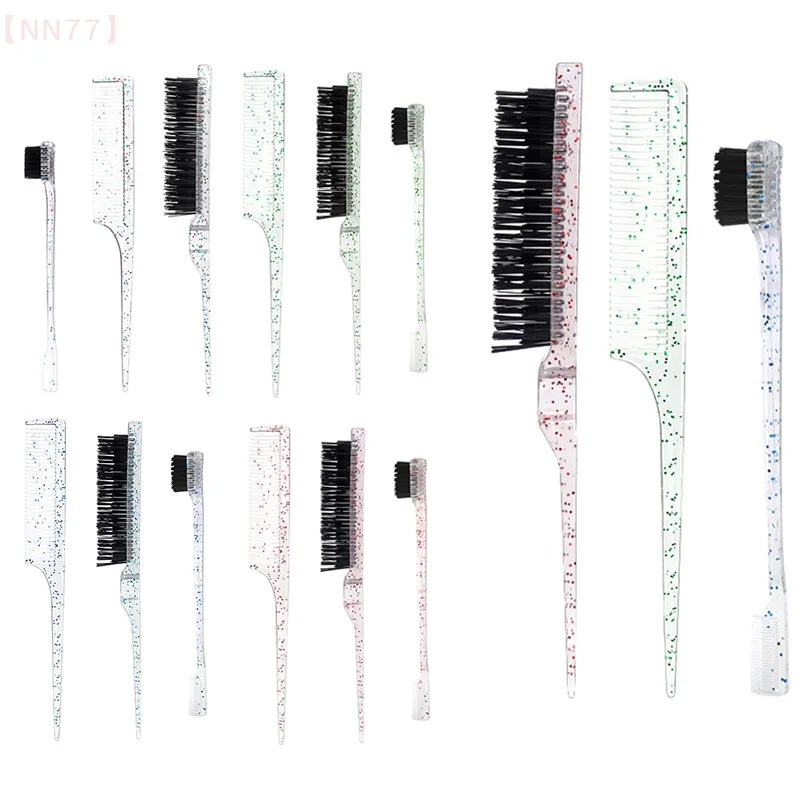 مشط تصفيف الشعر من الحلاق، مشط متعدد الوظائف لفك تشابك الشعر، مجموعة أدوات العناية بالشعر، ملحقات قص الشعر