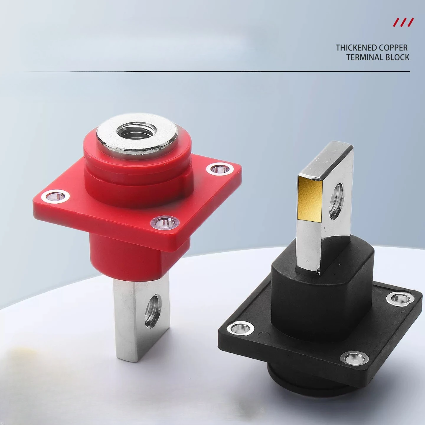 Terminal Post Lithium Battery Through Wall Terminal Copper Square High Power Energy Storage Connector High Current