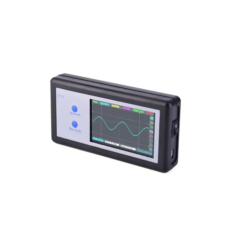 Portable D602 Mini Digital Oscilloscope 200 KHz 2-Channels Targeted for Mobile Use