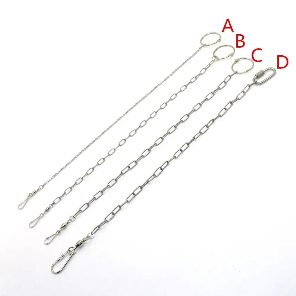 Stainless Steel Parrot Anklet Outdoor Flying Anti-bite Anti-lost Bird Chain Suitable For Starling Pigeon Parrot Bird Accessories