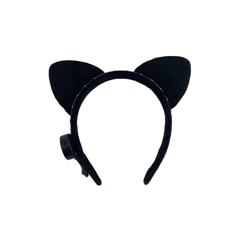 Gorąco sprzedająca się urocza opaska na uszy LED Glow Cat Ear Hairband Birthday Masquerade Holiday Festival Glow Props Cute Light Up Cosplay Cat Headband — zdjęcie 2