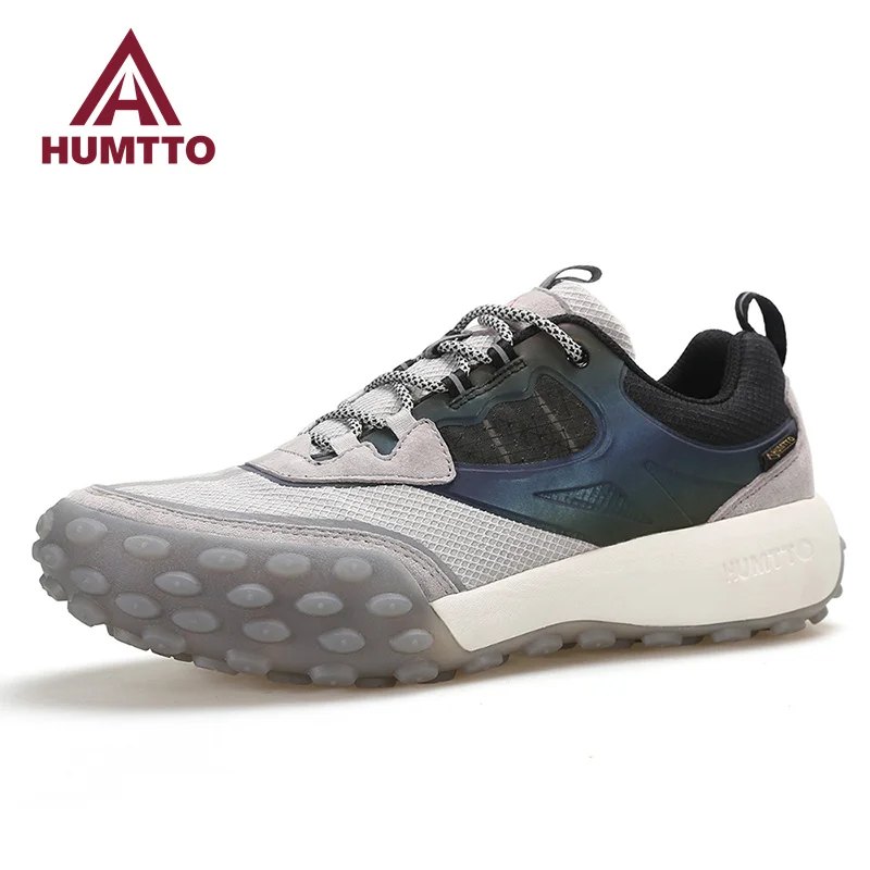 HUMTTO Running Shoes for Men Breathable Trail Sneakers Luxury Designer Men\'s Sport Gym Jogging Casual Shoes Tennis Trainers Man