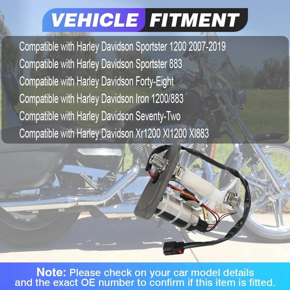 

Модуль топливного насоса в сборе 75305-07A для Harley-Davidson Sportster Iron 1200 883, сорок восемь семьдесят два XR1200 XL1200 XL883