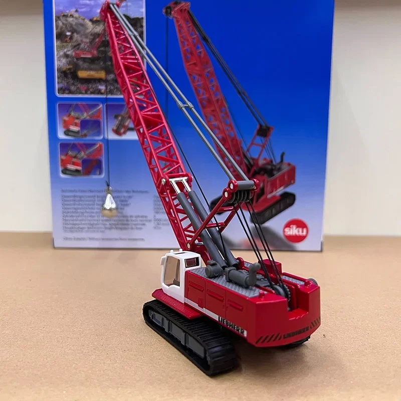 SIKU Diecast 1:87 Scale LIEBHERR Crawler Crane Alloy Engineering Car Model Collection Souvenir Display 1834