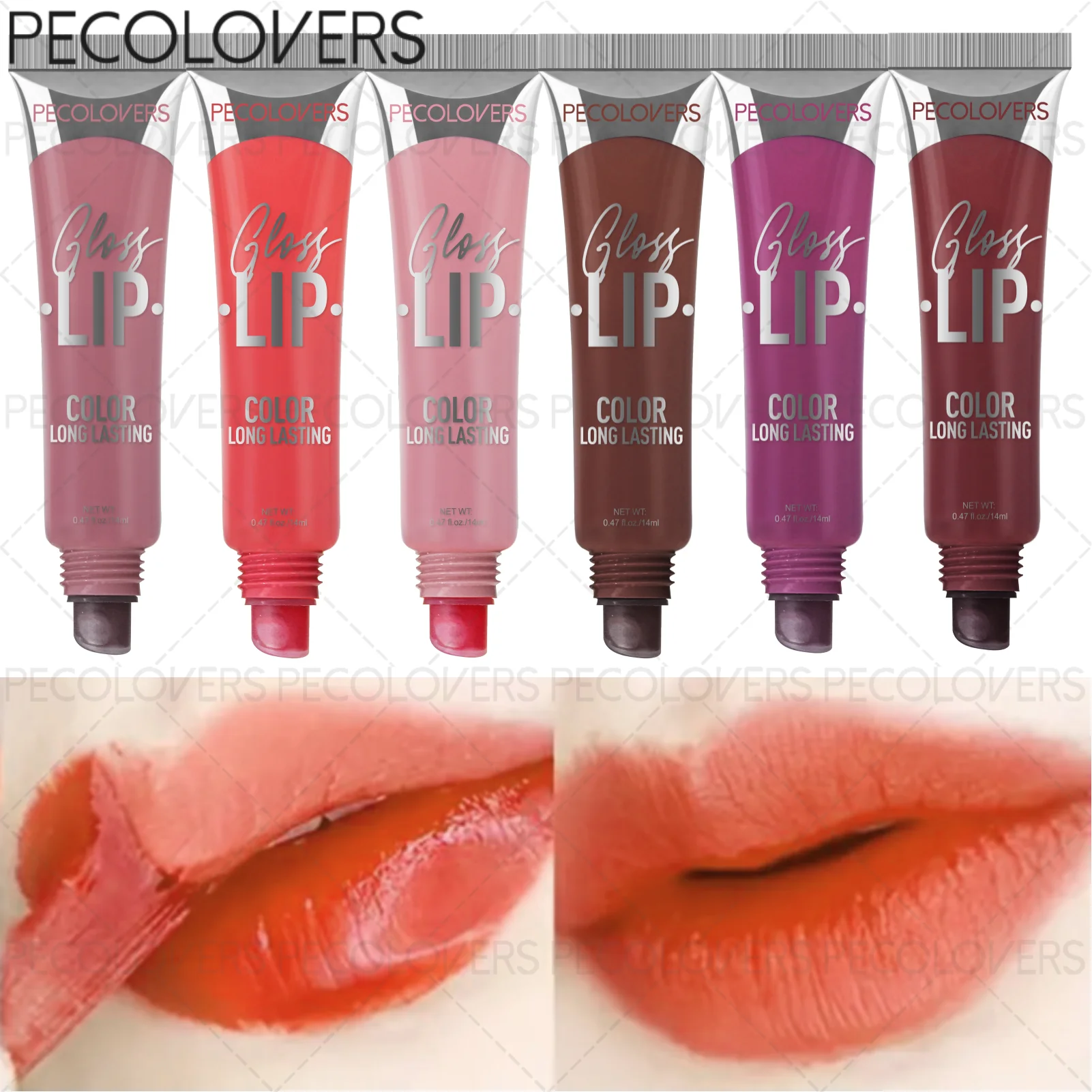 Tear Off - Liquid Lip Gloss Long-lasting Moisturizing,Smudge-Proof Matte Velvet Lip Stain