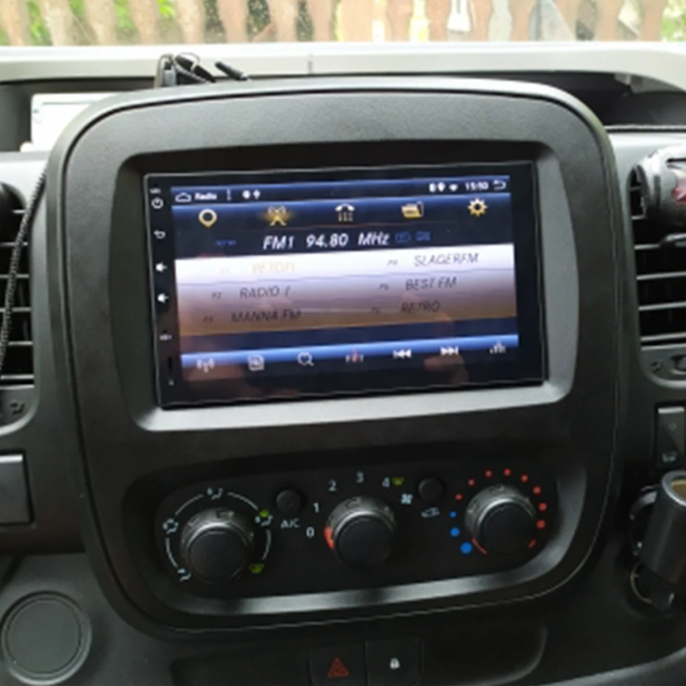 

Прочная рамка DVD-панели с двойным дин-автомобильным радиоприемником для Renault Trafic Opel Vivaro