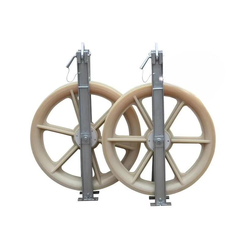 

Nylon Single Wheel Cable Slide Wheel Acsr Conductor Frame Cable Pulley