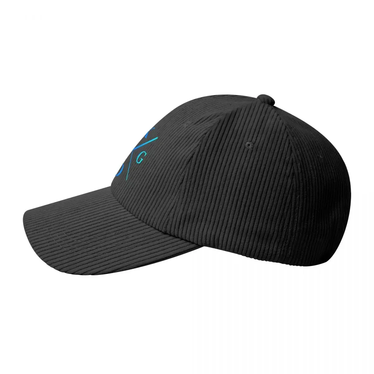Kygo saturated sky Corduroy Baseball Cap Beach Outing Sunscreen Men Women's image 3