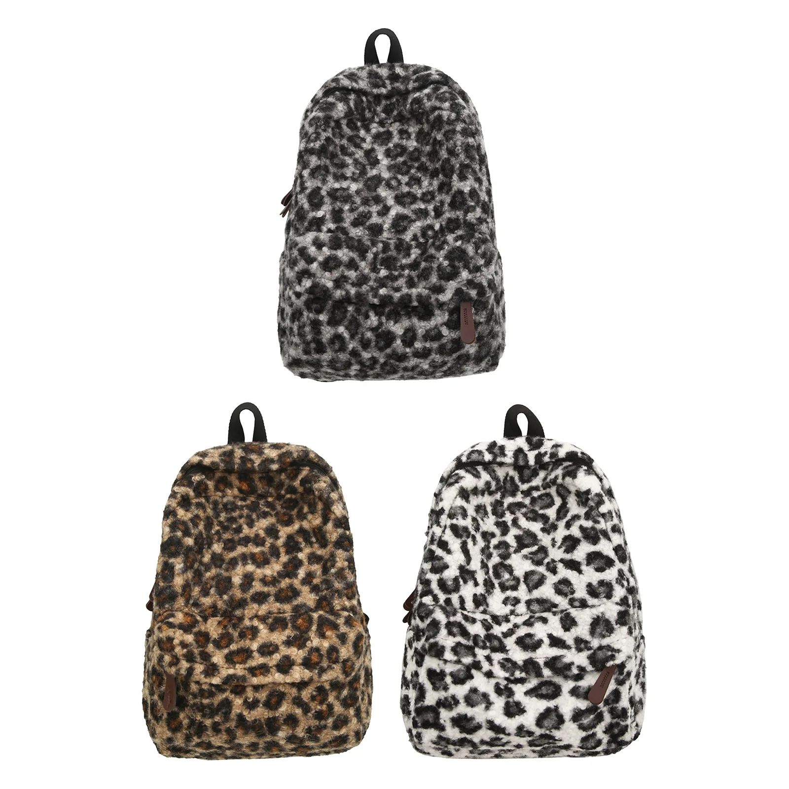 Lässiger Reise-Rucksack mit Leopardenmuster, großer Retro-Reise-Tagesrucksack, ästhetischer Rucksack für Damen, tägliche Arbeit, Reisen und Einkaufen