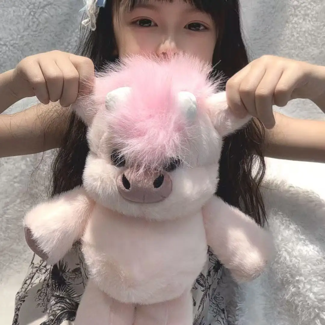 Creative Run Fast Series Plush Toys Cartoon Stuffed Animal Soft Cute West Highland calf Babys Appease Doll Pendat for Kid Gifts