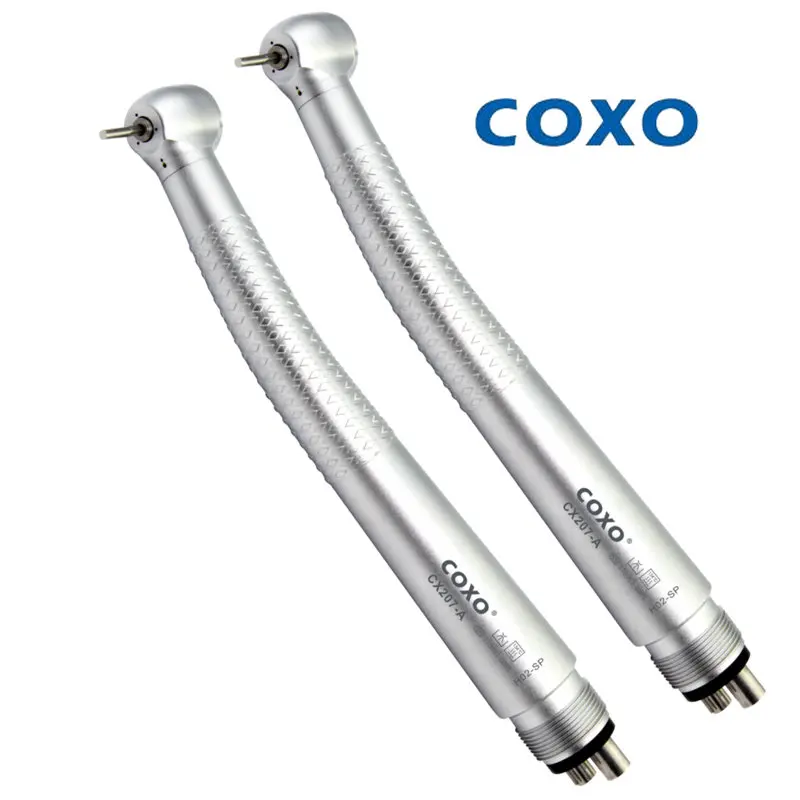 COXO CX207-A Dental High-Speed Handpiece Air Turbine Tooth Cleaning Machine 3 Way Spray Whitening Equipment Dental Equipment