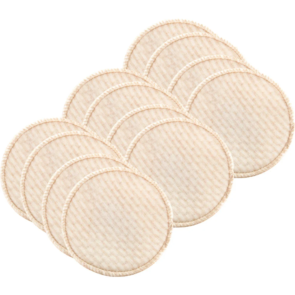 

12 Pcs Maternity Pads Postpartum Breast for Breastfeeding Nursing Cotton Washable