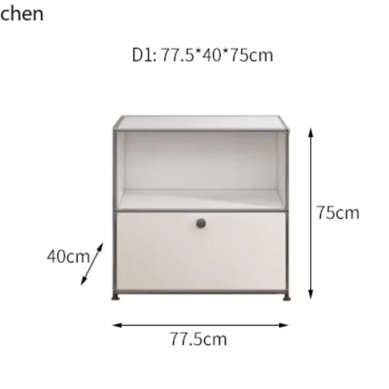 

HYS Minimalist Art Economical Sideboard Cabinet Vintage Modular Combination Cabinet Storage Cabinet