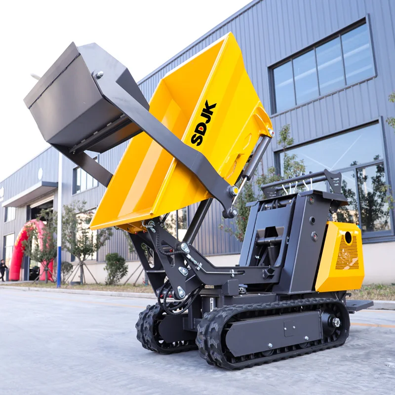 

New 800KG Mini Crawler Dumper CE/EPA/Euro 5 Compliant Mini Loader for Farm Construction, Customizable Fast Delivery