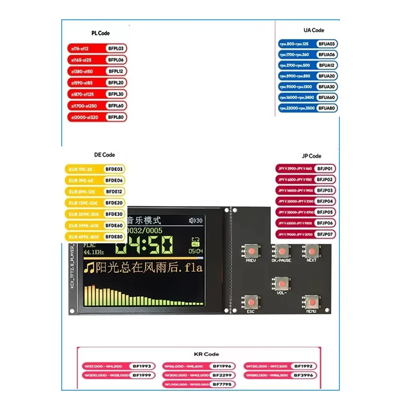 Abkn-New Tft Color …