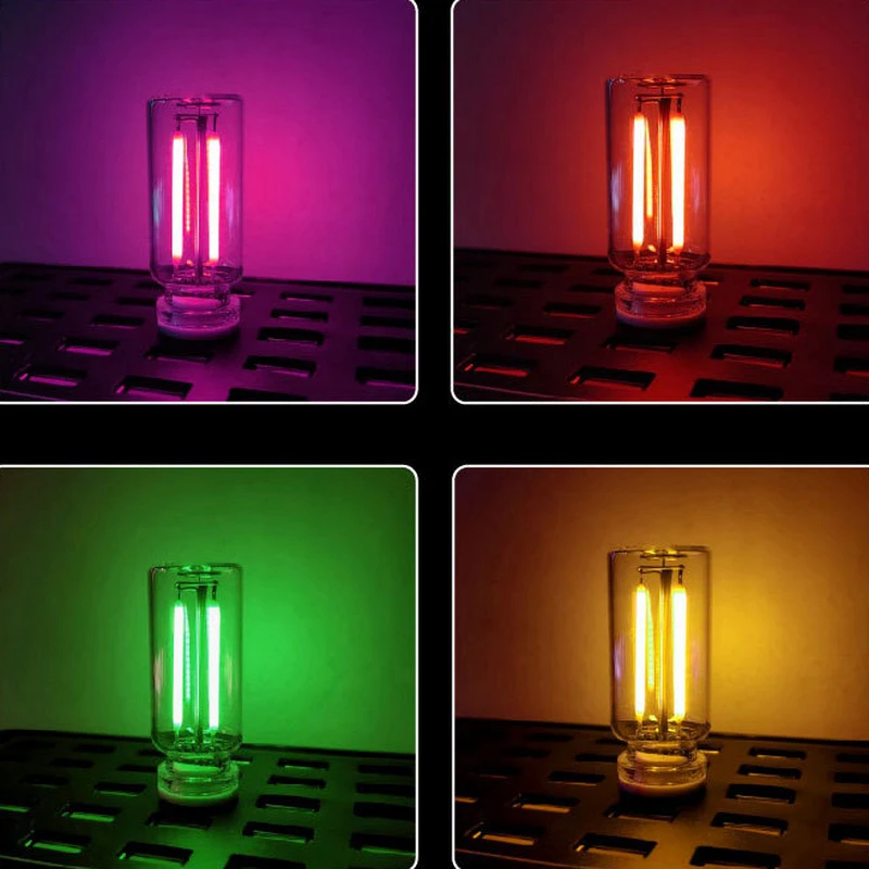 Car USB LED Filament Touch Dimming Bulb 5V Retro LED Bulbs 0.3W Night Light Camping Incandescent Decorative LED Lighting