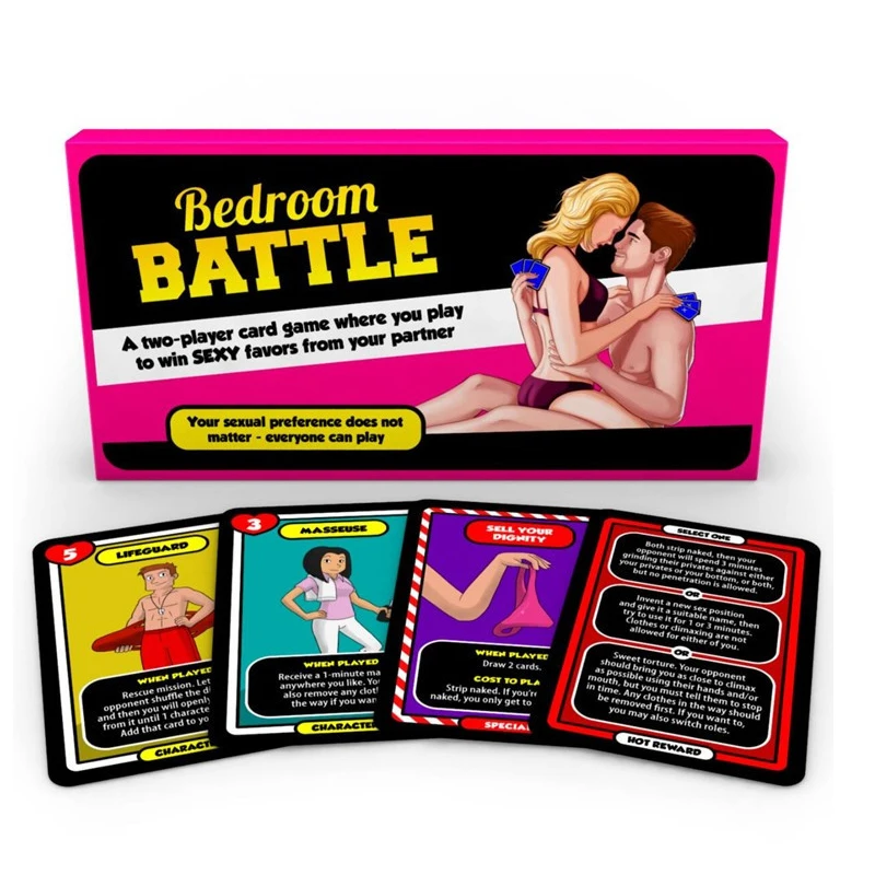 Newest Bedroom Battle Is A Strategic  Game For Couples 92 Battle Cards 70 Reward Cards With 210 Sexy Challenges