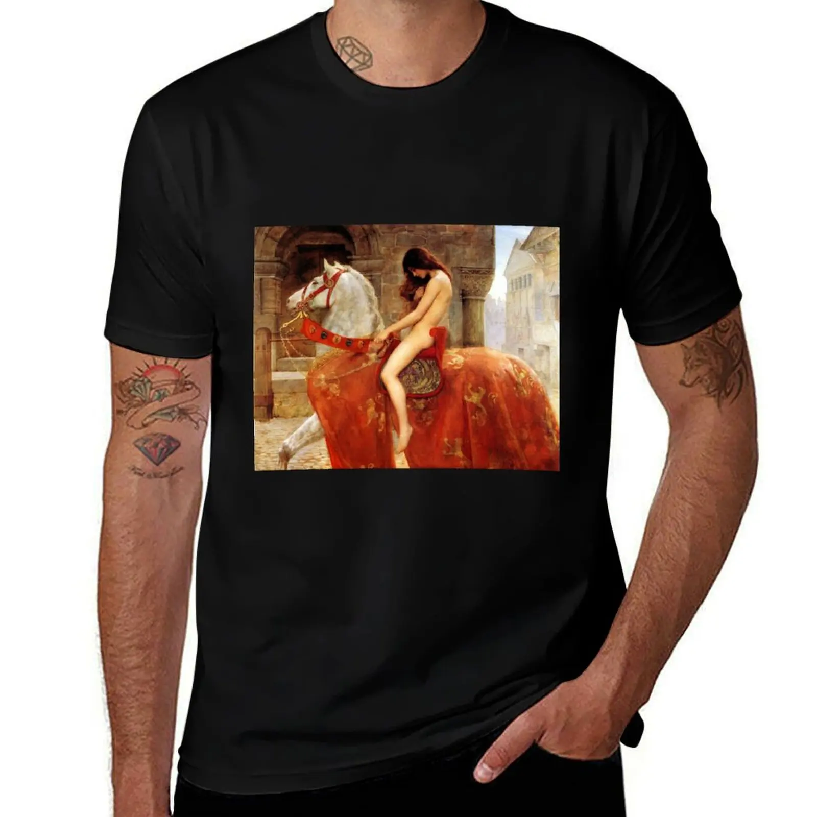 

Lady Godiva - John Collier 1897 T-Shirt t shirt man luxury t shirt man cotton T-Shirt