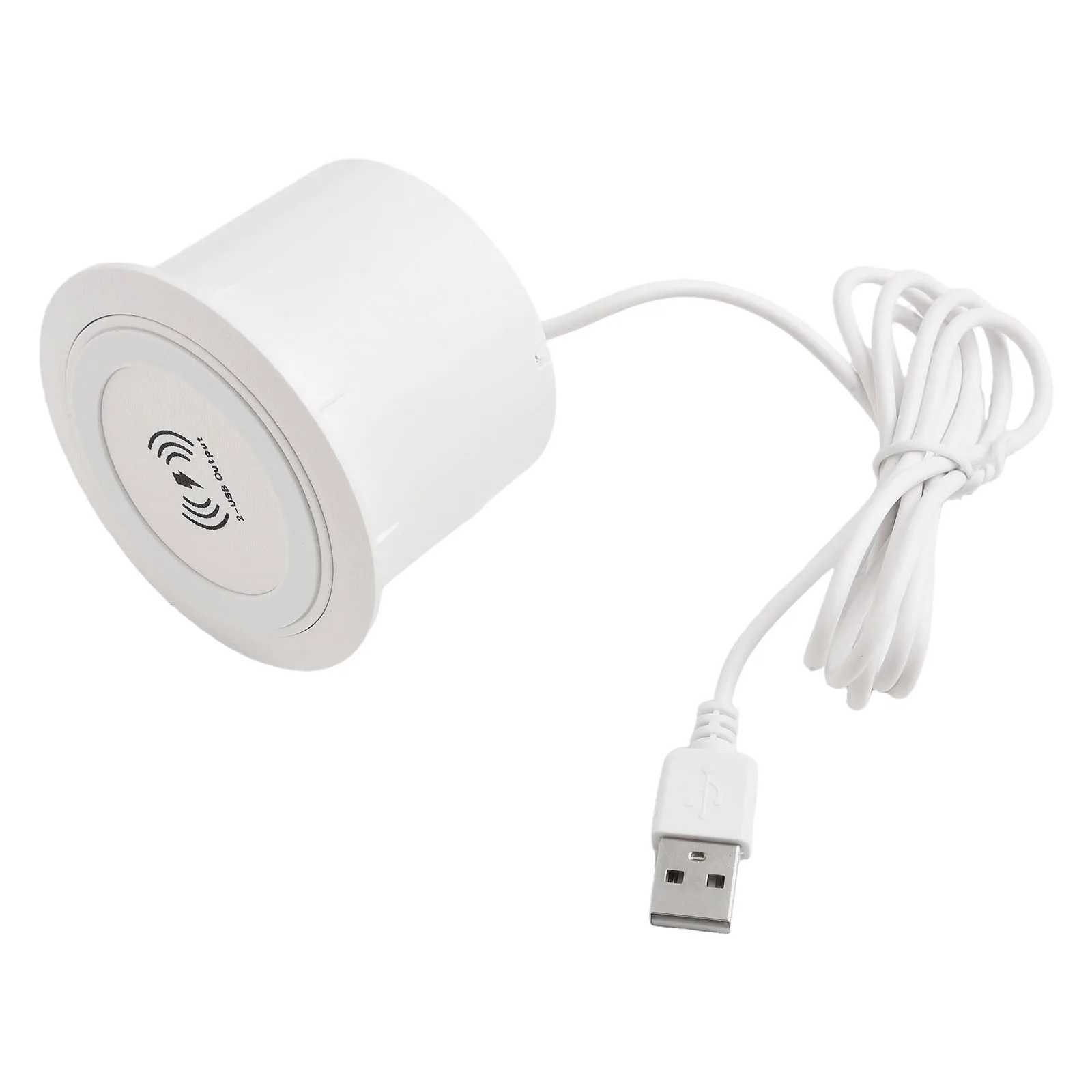 Fast Wireless Charging Station 3 in 1 with Up USB Sockets for Smartphone Smartwatch Earbuds Charging on Desk or Bedside