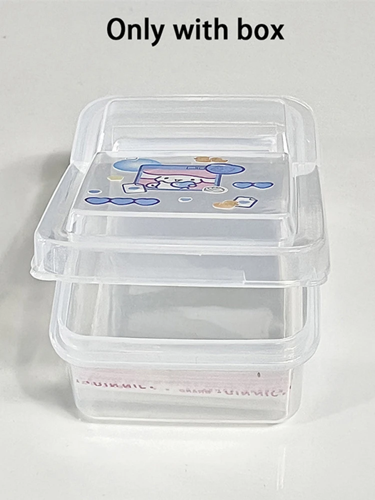 1PCS Collection Container Case Plastic Transparent Storage Box Small Clear Store box With Lid jewelry Finishing Accessories