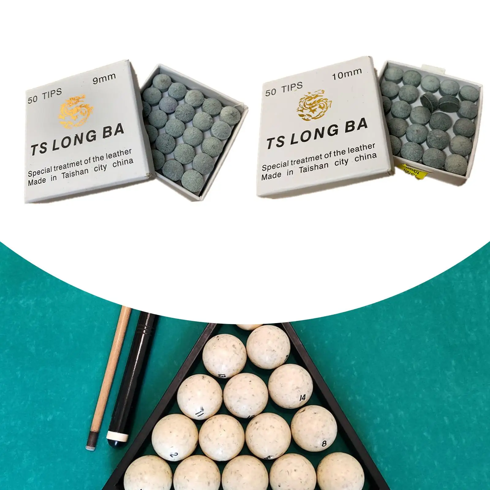 

50 шт., детали для бильярдных наконечников, головка кия для начинающих в помещении, бильярдные игры