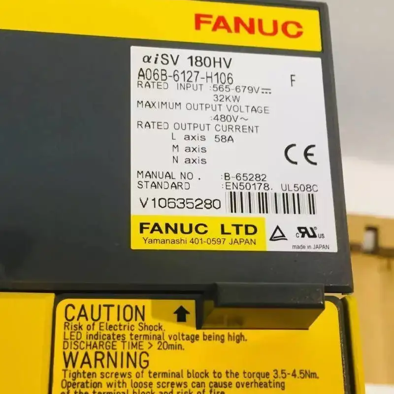 

A06B-6127-H106 Новый сервопривод Fanuc В НАЛИЧИИ Быстрая доставка