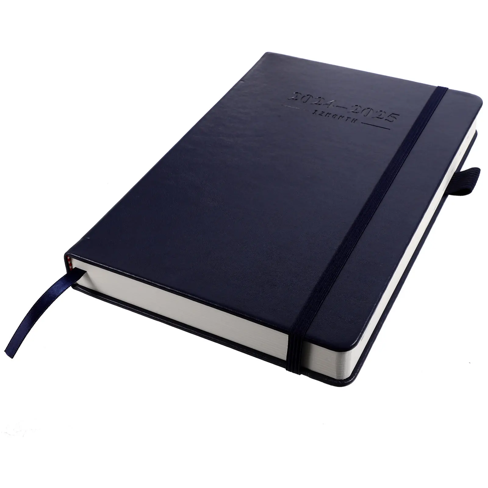 pu-daily-planner-notebook-with-smooth-flat-paper-for-journaling-diary-writing-agenda-scheduling-notepad-portable-office